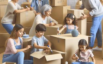 Mudanzas en Murcia La Flota: cómo preparar una mudanza con niños paso a paso