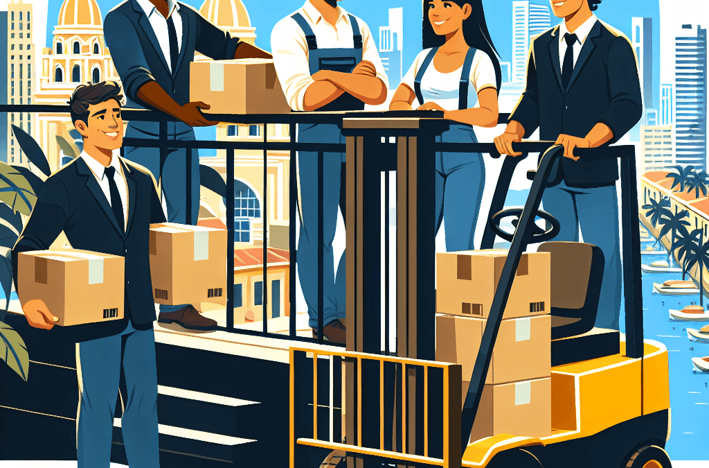 Mudanzas en Cartagena Santa Lucía en pisos altos con montacargas