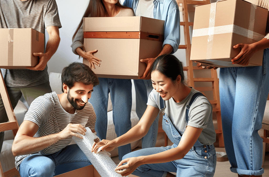 Cómo organizar una mudanza con ayuda de amigos