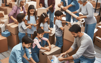 Cómo preparar una mudanza para una familia numerosa: guía práctica y eficiente
