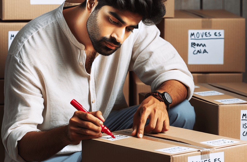 Mudanzas en Catral: cómo etiquetar cajas correctamente