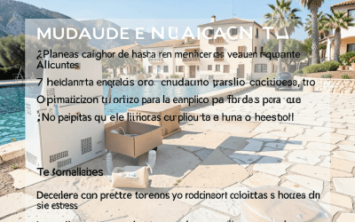 Como preparar una mudanza en verano en Alicante: 7 Claves