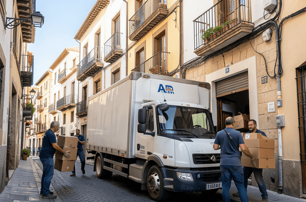 Mudanzas en Alicante centro y permisos de estacionamiento